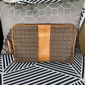 Coach Signature Cosmetic Bag